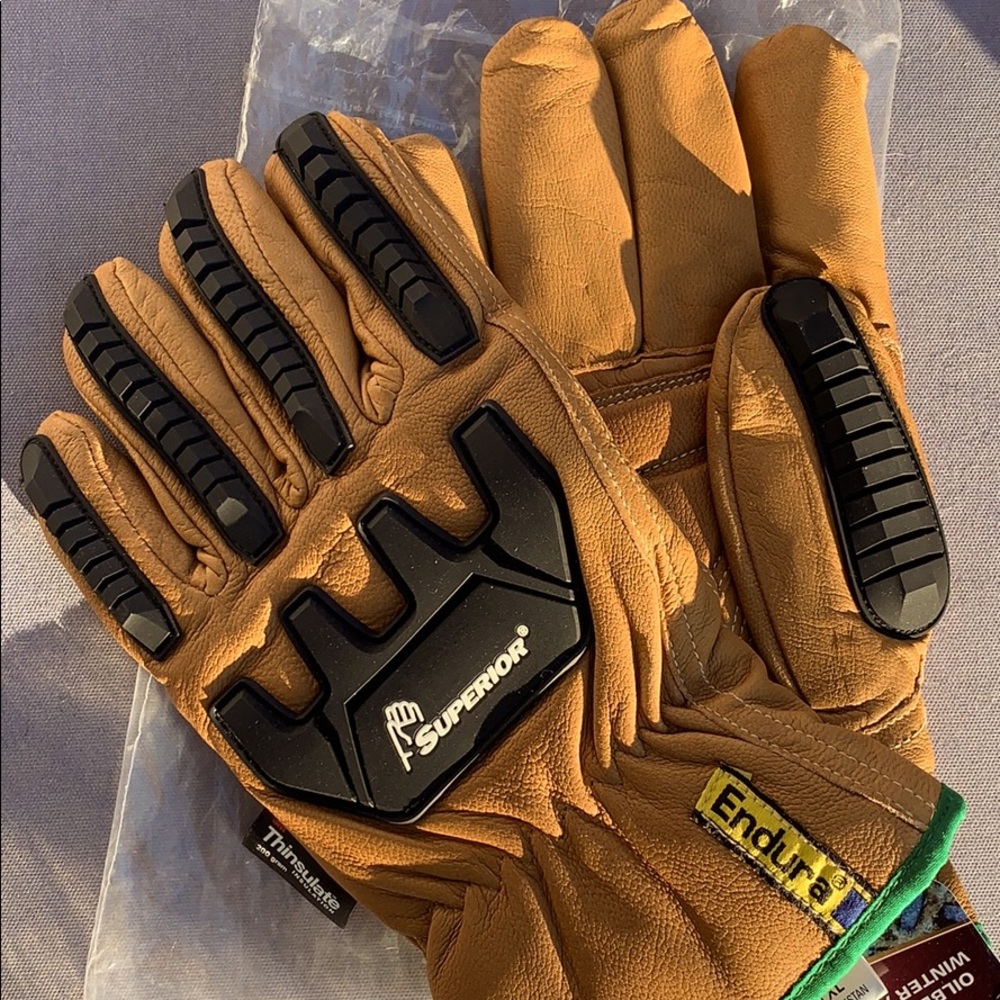 NWT Winter 3M Thinsulate lined Goatskin gloves XL